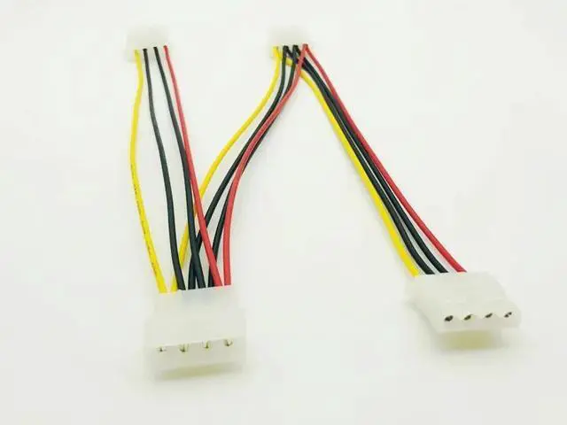 Alt view image 3 of 6 - 5PCS 4Pin Power Cable 4Pin Molex Male to 3 Port Molex IDE Female Power Supply Splitter Adapter Computer 4Pin IDE Power Cord