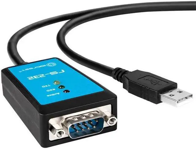 Alt view image 4 of 6 - 1.8M FTDI Chips USB 2.0 to DB9 RS232 Serial Cable Converter with Magnetic Ring