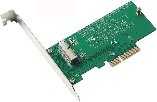 Main image of PCI Express PCIE PCI E to 4X Adapter Card SSD Converter Card for Apple 2015 2014 2013 MacBook Air A1465 Mac Pro MD878 ME253 SSD