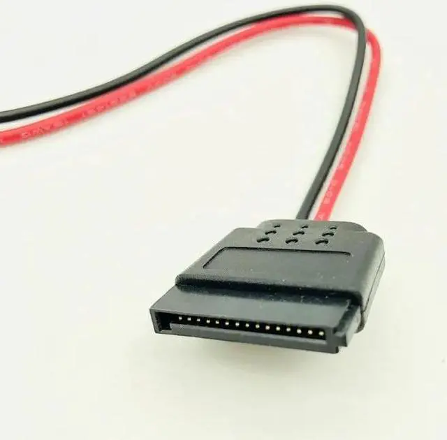 Alt view image 4 of 6 - SATA to USB Power Cable HDD USB Adapter 40cm USB 5V Male To 15Pin SATA Female USB Port Power Supply for Laptop 2.5" SATA HDD SSD