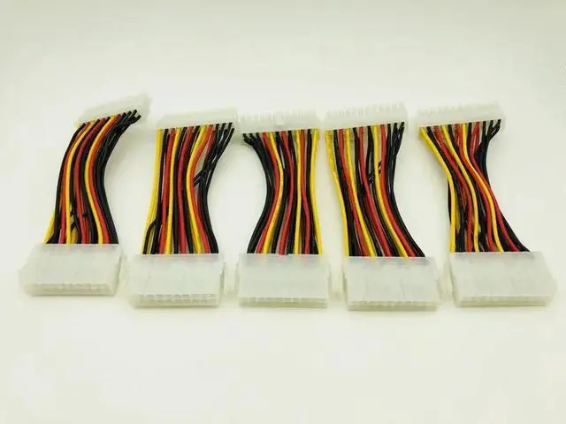 Alt view image 2 of 6 - 5PCS 24P to 20P Power Cable 24 pin to 20 pin Motherboard Power Adapter Convert Cable Computer Accessories Computer Cables for PC