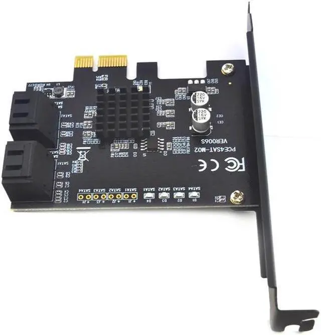 Alt view image 4 of 6 - Mainboard CPU Graphics Card Extention Cables PCI-E 1X to 16X Extender Riser Card SATA 4P Power Cable 4P Adapter Cable