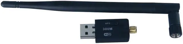 Main image of 300Mbps Wireless USB Wifi Adapter LAN Card 802.11g/b/n Mini WLAN PC Wi Fi Receiver External Wifi Dongle 5dB Wi Fi Antenna