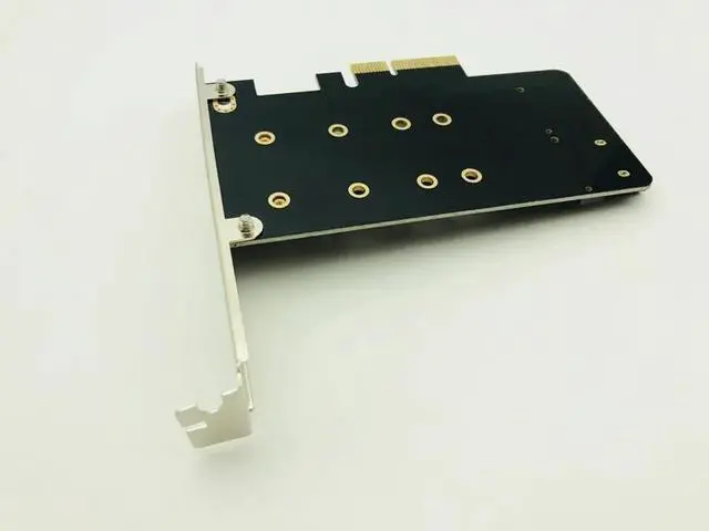 Alt view image 4 of 6 - PCIE to M2 Adapter M2 SSD NVME M Key SATA based B Key to PCI e 3.0 x 4 Controller Converter Card Support 2280 2260 2242 2230 M.2