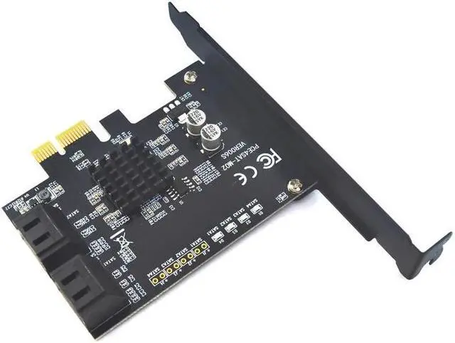 Alt view image 5 of 6 - Mainboard CPU Graphics Card Extention Cables PCI-E 1X to 16X Extender Riser Card SATA 4P Power Cable 4P Adapter Cable