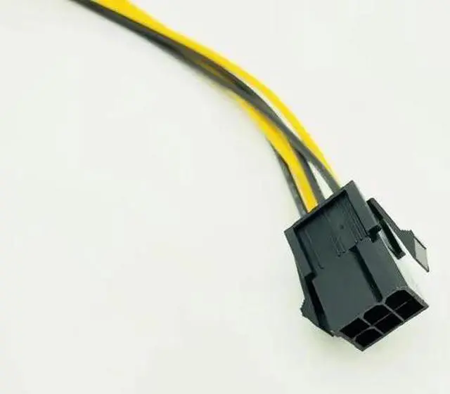 Alt view image 5 of 6 - PCIE 6Pin to 6Pin Power Supply Cable Graphics Card Power Extension Cable 6 Pin Connector Male to Female Power Adapter for Mining
