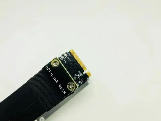 Alt view image 5 of 6 - Mainboard CPU Graphics Card Extention Cables PCI-E 1X to 16X Extender Riser Card SATA 4P Power Cable 4P Adapter Cable
