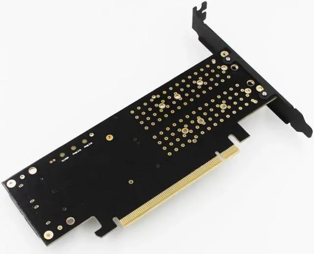 Alt view image 4 of 6 - 3 in 1 Converter M.2 NVMe SSD NGFF to PCIE X16 Adapter M Key B Key mSATA PCI Express 3.0 NVME M2 SSD m.2 AHCI SATA SSD mSATA