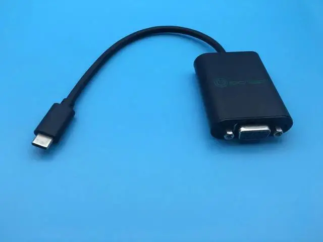 Alt view image 2 of 6 - Type C to VGA Adapter USB 3.1 Converter for Macbook to TV Projector Video HD Adapter