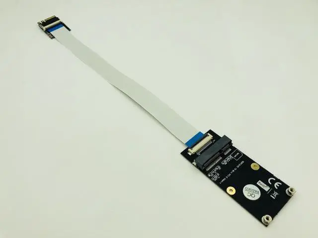 Alt view image 2 of 6 - A+E NGFFto Mini PCI E Adapter NGFF Key A E to Mini PCI Express WiFi M.2 WIFI Adapter for Half and Full Size Network Card