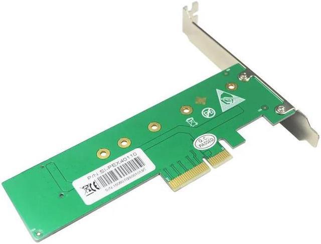 Alt view image 5 of 6 - Add on Card PCIE TO M2 Adapter M.2 NGFF M key NVMe to PCI e 3.0 x4 Adapter PCI Express Adapter for 22110 2280 2260 2242 2230 SSD