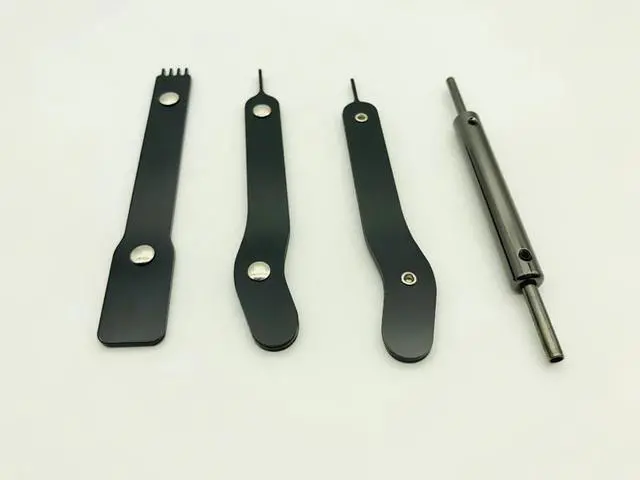 Alt view image 6 of 6 - Power Cable Connector Pin Removal Remover Modding Mod Pin Tools Kit For PC ATX PSU PCI 4P 6Pin 24Pin SATA Power Cable Black New