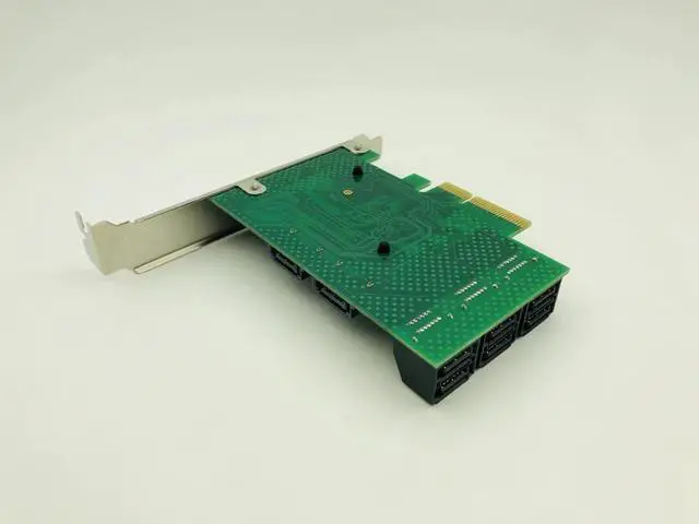 Alt view image 6 of 6 - Mainboard CPU Graphics Card Extention Cables PCI-E 1X to 16X Extender Riser Card SATA 4P Power Cable 4P Adapter Cable
