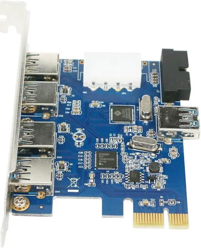 Alt view image 2 of 6 - Mainboard CPU Graphics Card Extention Cables PCI-E 1X to 16X Extender Riser Card SATA 4P Power Cable 4P Adapter Cable