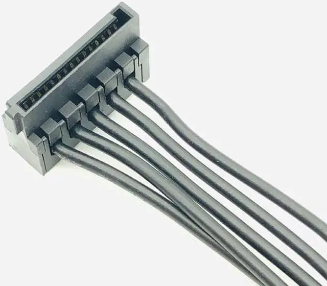 Alt view image 3 of 6 - 6Pin to 15Pin SATA Power Cable Modular Power Supply Cables HDD SSD Power Supply Cables for Dell Vostro 3070 3670 3967 3977 3980