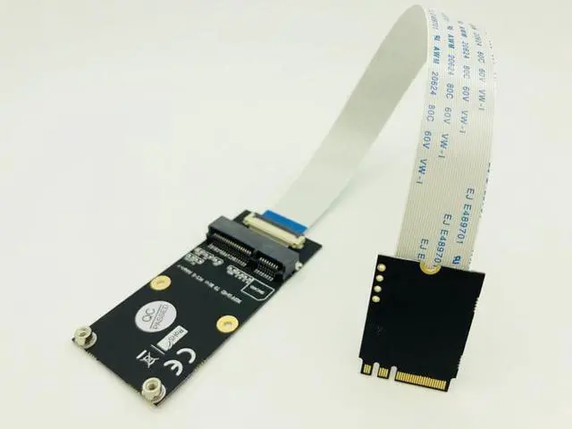 Main image of A+E NGFFto Mini PCI E Adapter NGFF Key A E to Mini PCI Express WiFi M.2 WIFI Adapter for Half and Full Size Network Card
