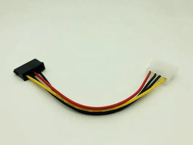 Alt view image 3 of 6 - IDE to Serial ATA SATA HDD Hard Drive Power Adapter Cable SATA Power Cable Cord 15Pin SATA to 4Pin IDE Power for BTC Mining