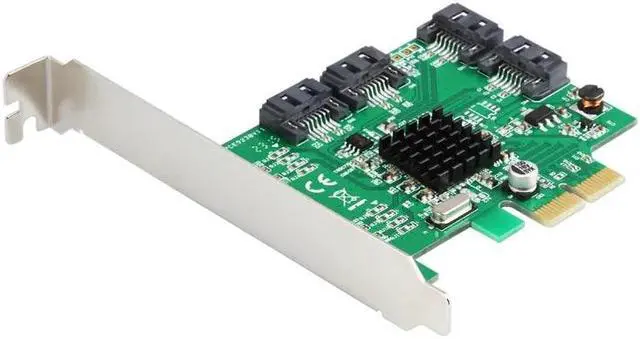 Alt view image 2 of 6 - Mainboard CPU Graphics Card Extention Cables PCI-E 1X to 16X Extender Riser Card SATA 4P Power Cable 4P Adapter Cable