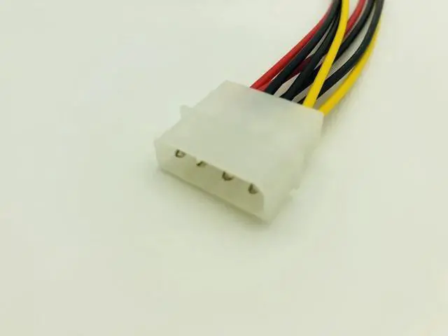 Alt view image 4 of 6 - 4Pin Power Cable 4Pin Molex Male to 3 Port Molex IDE Female Power Supply Splitter Adapter Computer 4Pin IDE Power Cord