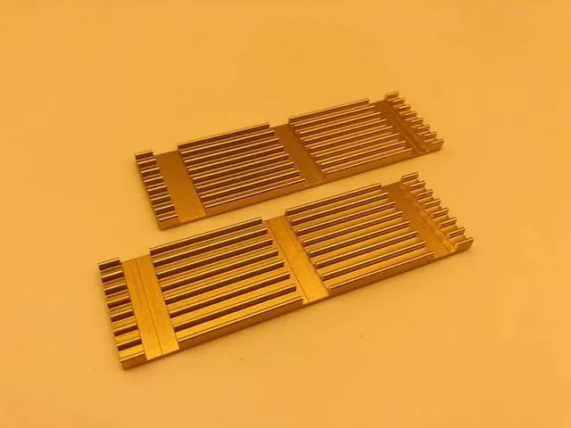 Alt view image 6 of 6 - M.2 NVMe SSD M Key B Key NGFF to PCIE X4 Adapter Dual Interface Card Heatsink Low Profile Bracket PCI Express 3.0 2230 22110 SSD