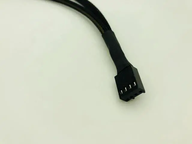 Alt view image 5 of 6 - 5PCS 4Pin Female Y Splitter to Dual 3/4 Pin Male Motherboard Fan Connect Splitter Power Cable Adapter Computer PC Fan Cable 30CM