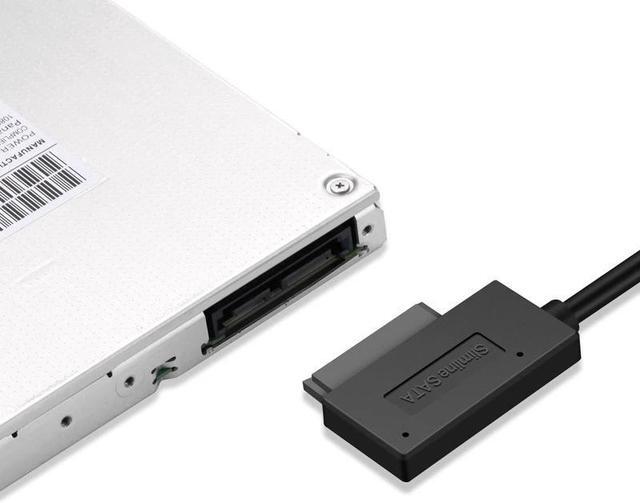 Alt view image 4 of 5 - USB to SATA USB 3.0 to 7+6 13Pin Slimline SATA Adapter Cable For HDD Drive Adapter For DVD/CD ROM