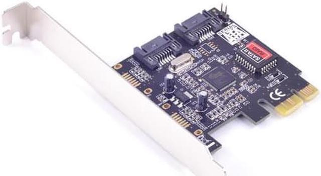 Main image of PCIe to 2 Port SATA2.0 Raid Controller Card SIL3132 Chipset for Silicon RAID 0 1
