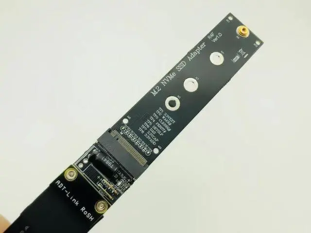 Alt view image 4 of 6 - Mainboard CPU Graphics Card Extention Cables PCI-E 1X to 16X Extender Riser Card SATA 4P Power Cable 4P Adapter Cable