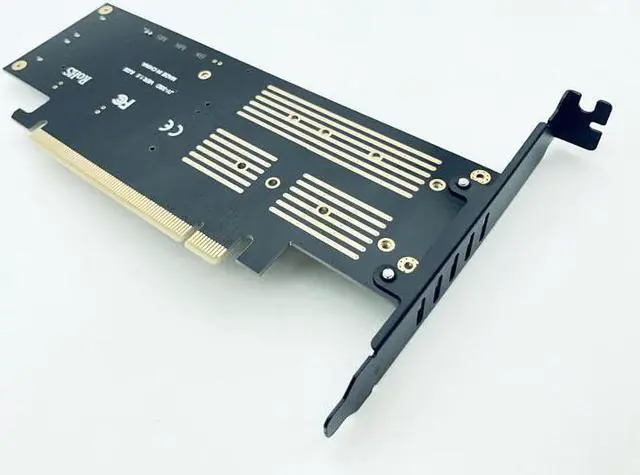 Alt view image 6 of 6 - SATA M.2 Adapter PCIE M.2 to SATA SSD M.2 SATA Adapter NVME M Key + AHCI NGFF B Key + MSATA 3in1 Riser Card