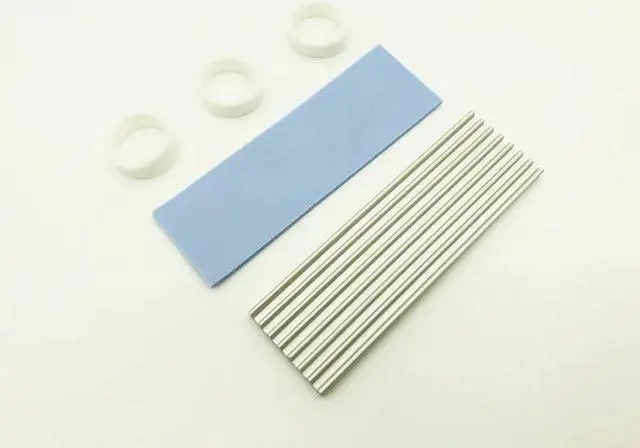 Alt view image 5 of 6 - 5PCS Cooling Heatsink Heat Dissipation Aluminum Radiator M.2 NVME Cooling Heat Sink Heat Thermal Pads For M.2 NGFF SSD