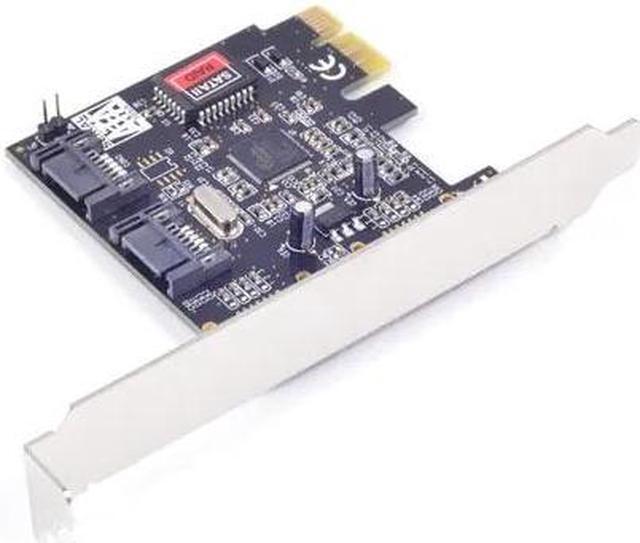 Alt view image 3 of 4 - PCIe to 2 Port SATA2.0 Raid Controller Card SIL3132 Chipset for Silicon RAID 0 1