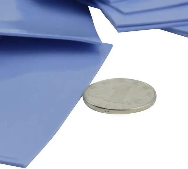Alt view image 2 of 6 - 5PCS 100mm*100mm*0.5mm CPU GPU Heatsink Cooling Conductive Silicone Pad Thermal Pad