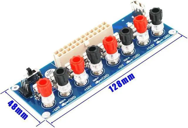 Alt view image 2 of 6 - 24pin/20pintxpoersuppldpter24pintxentopomputerpoersupplmodulerekoutdpterus5vportitsitkfgl
