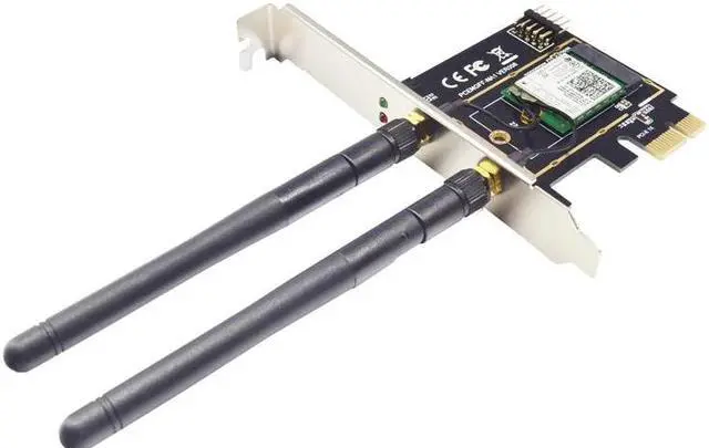 Alt view image 6 of 6 - M.2 NGFF Key A A+E to Mini PCI E Wireless Adapter WiFi Bluetooth Network Card Converter PCI Express 1X M2 NGFF Support 2230 2242