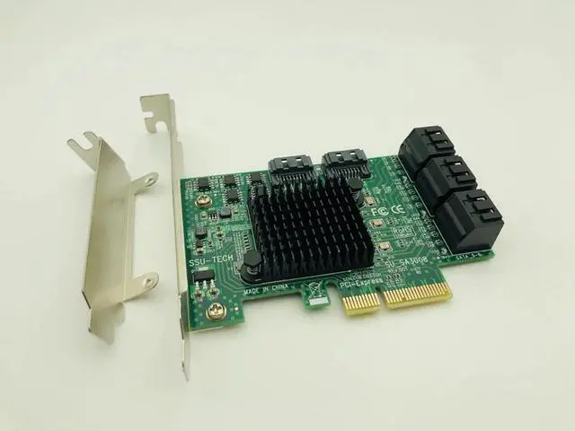 Alt view image 5 of 6 - Mainboard CPU Graphics Card Extention Cables PCI-E 1X to 16X Extender Riser Card SATA 4P Power Cable 4P Adapter Cable
