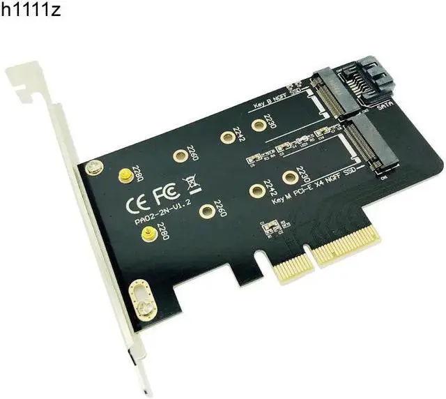 Main image of PCIE to M2 Adapter M2 SSD NVME M Key SATA based B Key to PCI e 3.0 x 4 Controller Converter Card Support 2280 2260 2242 2230 M.2