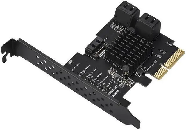 Alt view image 2 of 6 - Mainboard CPU Graphics Card Extention Cables PCI-E 1X to 16X Extender Riser Card SATA 4P Power Cable 4P Adapter Cable