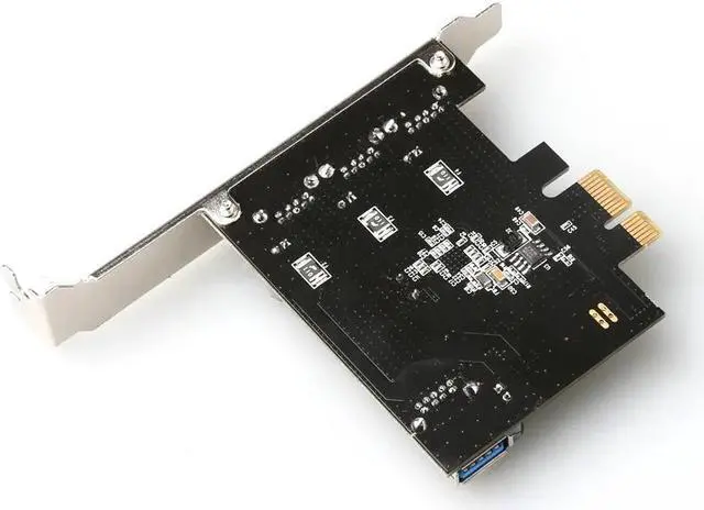 Alt view image 3 of 5 - 4 Port USB 3.0 Super Speed PCI E PCIe PCI Express Expansion Card For Desktop