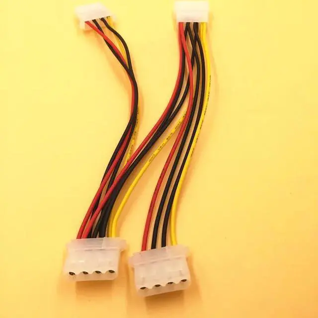 Alt view image 4 of 4 - 4Pin Power Cable 4Pin Molex Male to 3 Port Molex IDE Female Power Supply Splitter Adapter Computer 4Pin IDE Power Cord for Miner