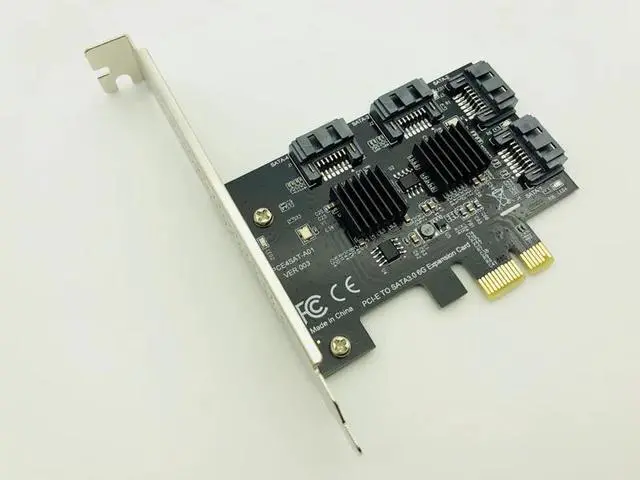 Alt view image 2 of 6 - PCIE to SATA Card/HUB/Controller SATA3 PCI E/PCIE SATA 3 PCI Express SATA 4Port Multiplier Expansion Adapter