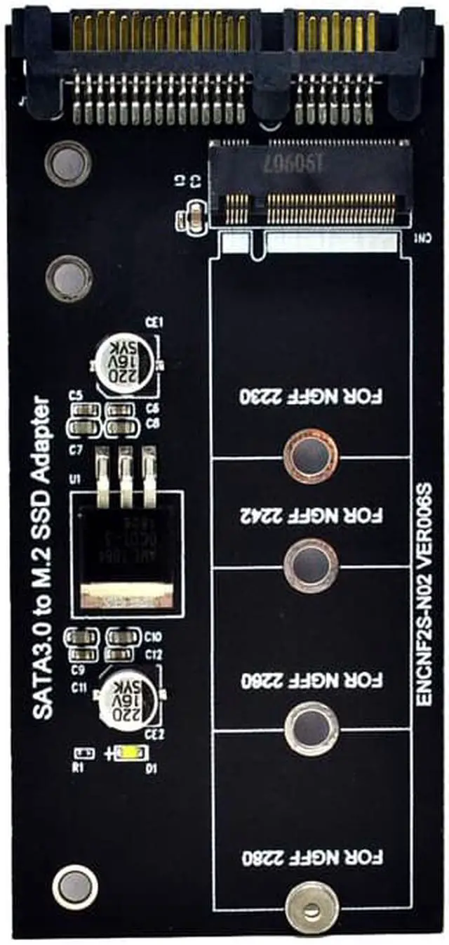 Alt view image 4 of 6 - M2 NGFF ssd SATA3 SSDs Turn Sata Adapter Expansion Card Adapter SATA to NGFF High capacity High power Connectors for Computer PC