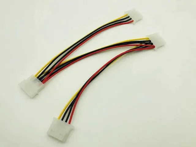 Alt view image 2 of 6 - 4Pin Power Cable 4Pin Molex Male to 3 Port Molex IDE Female Power Supply Splitter Adapter Computer 4Pin IDE Power Cord