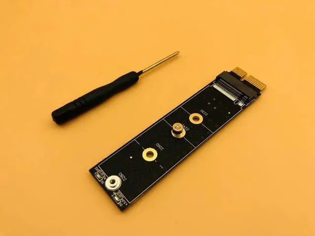 Alt view image 6 of 6 - PCIE to M2 Adapter PCI E PCI Express M Key Connector NVMe SSD M2 PCIE X1 Raiser Supports 2230 2242 2260 2280 M.2 SSD Full Speed