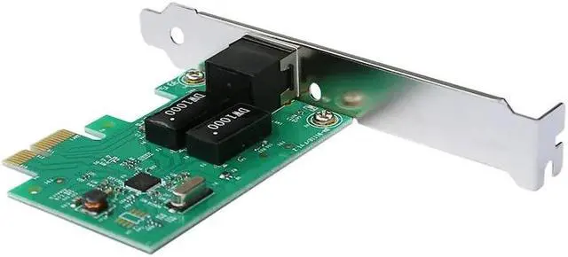 Alt view image 4 of 6 - Gigabit NIC Desktop PCI E Network GbE 10/100/1000Mb LAN Adapter Card Low Profile