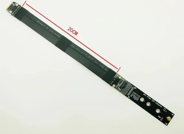 Alt view image 3 of 6 - Mainboard CPU Graphics Card Extention Cables PCI-E 1X to 16X Extender Riser Card SATA 4P Power Cable 4P Adapter Cable