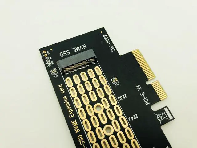 Alt view image 4 of 6 - Add On Card PCI Express m.2 Adapter/Riser M.2 SSD PCIE Adapter M.2 2280/SSD NVME PCIE SSD M.2 PCI E 4x PCIE 3.0 Adaptador