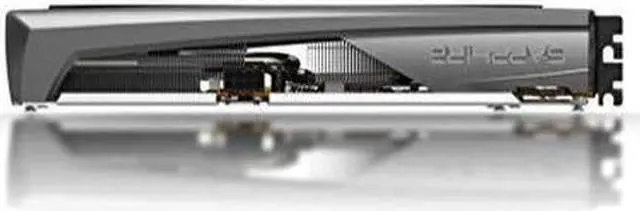 Alt view image 3 of 7 - Sapphire 11295-05-20G Radeon Nitro+ RX 5500 XT 8GB GDDR6 Dual HDMI / Dual DP OC w/ Backplate (UEFI) Special Edition PCIe 4.0 Graphics Card