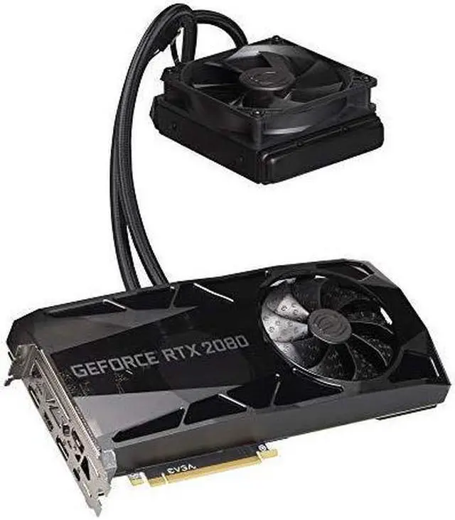 Alt view image 5 of 7 - EVGA GeForce RTX 2080 FTW3 Ultra Hybrid Gaming, 8GB GDDR6, RGB LED & iCX2 Technology - 9 Thermal Sensors Graphics Card 08G-P4-2284-KR