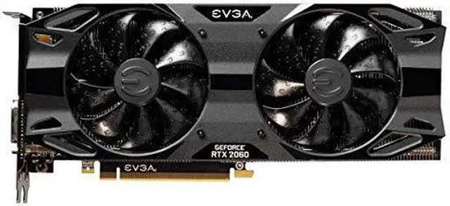 Alt view image 7 of 7 - EVGA GeForce RTX 2060 XC Ultra Black Gaming, 06G-P4-2163-KR, 6GB GDDR6, Dual HDB Fans