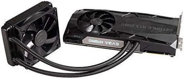 Alt view image 2 of 7 - EVGA GeForce RTX 2080 Super FTW3 Hybrid Gaming, 08G-P4-3288-KR, 8GB GDDR6, RGB LED Logo, iCX2 Technology, Metal Backplate